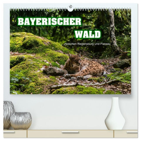 Bayerischer Wald (hochwertiger Premium Wandkalender 2026 DIN A2 quer), Kunstdruck in Hochglanz