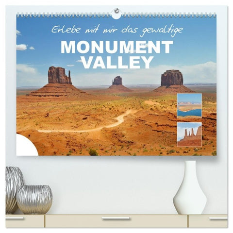 Erlebe mit mir das gewaltige Monument Valley (hochwertiger Premium Wandkalender 2027 DIN A2 quer), Kunstdruck in Hochglanz