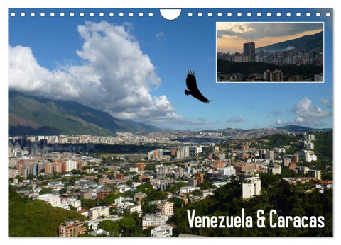 Venezuela & Caracas (Wandkalender 2026 DIN A4 quer), CALVENDO Monatskalender