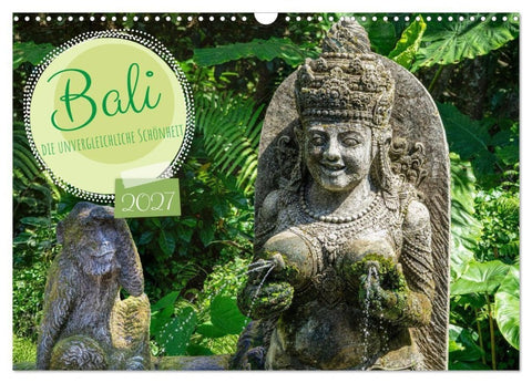 Bali, die unvergleichliche Schönheit (Wandkalender 2027 DIN A3 quer), CALVENDO Monatskalender