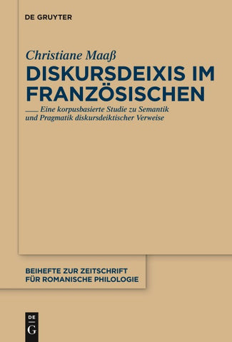Diskursdeixis im Französischen