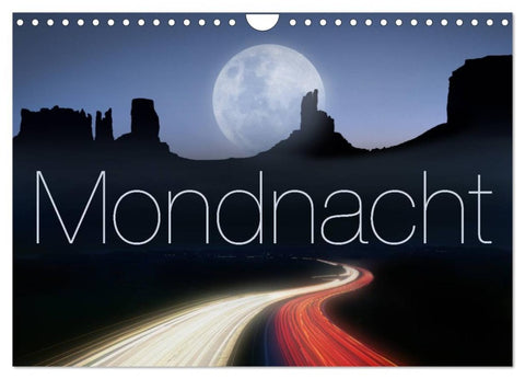 Mondnacht (Wandkalender 2026 DIN A4 quer), CALVENDO Monatskalender