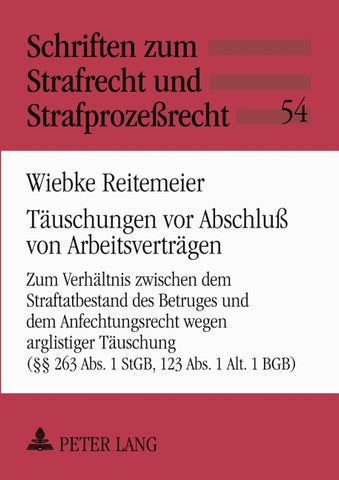 Täuschungen vor Abschluß von Arbeitsverträgen