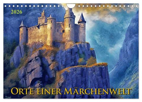 Orte einer Märchenwelt (Wandkalender 2026 DIN A4 quer), CALVENDO Monatskalender