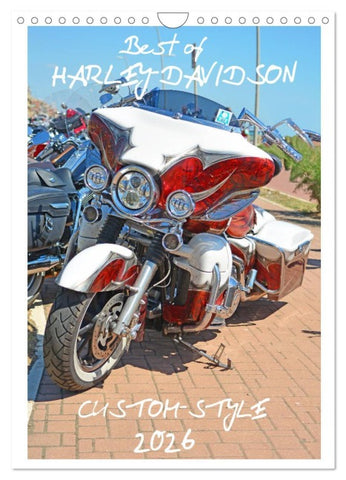 Best of Harley-Davidson Custom-Style 2026 (Wandkalender 2026 DIN A4 hoch), CALVENDO Monatskalender