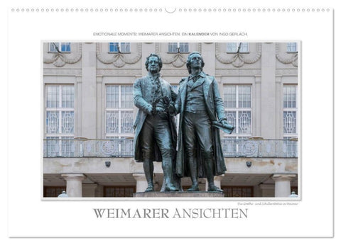 Emotionale Momente: Weimarer Ansichten. (Wandkalender 2026 DIN A2 quer), CALVENDO Monatskalender