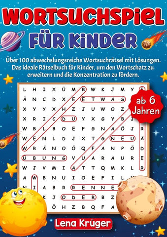 Wortsuchspiel für Kinder ab 6 Jahren