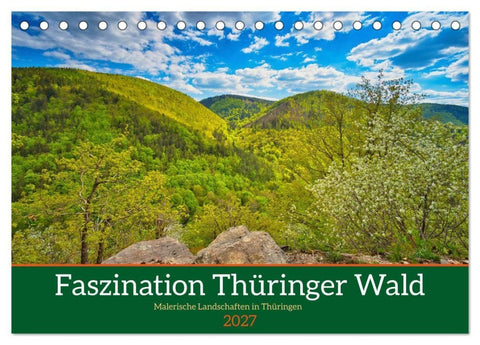 Faszination Thüringer Wald (Tischkalender 2027 DIN A5 quer), CALVENDO Monatskalender