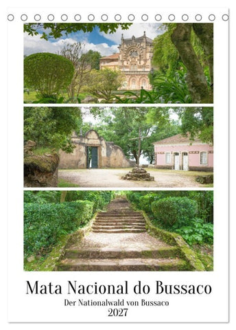 Mata Nacional do Bussaco (Tischkalender 2027 DIN A5 hoch), CALVENDO Monatskalender
