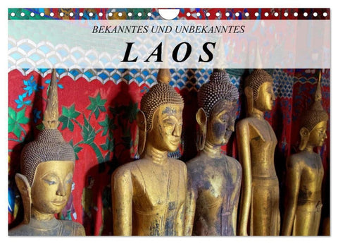 Bekanntes und Unbekanntes Laos (Wandkalender 2027 DIN A4 quer), CALVENDO Monatskalender