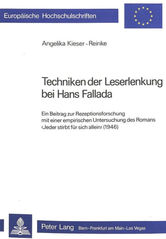Techniken der Leserlenkung bei Hans Fallada