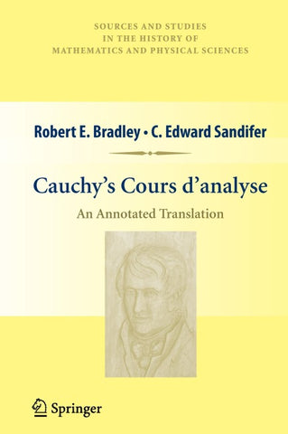Cauchy’s Cours d’analyse