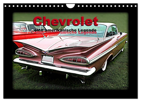 Chevrolet eine amerikanische Legende (Wandkalender 2027 DIN A4 quer), CALVENDO Monatskalender