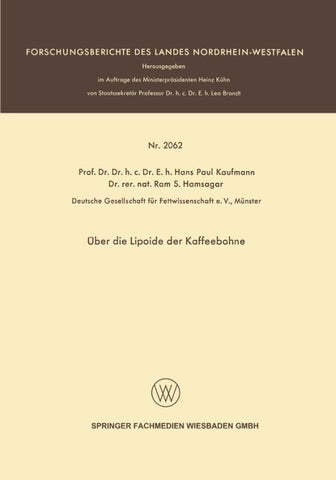 Über die Lipoide der Kaffeebohne