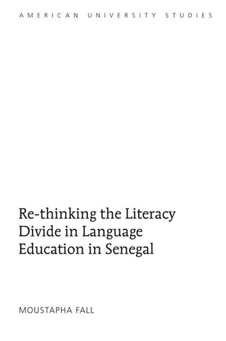 Re-thinking the Literacy Divide in Language Education in Senegal