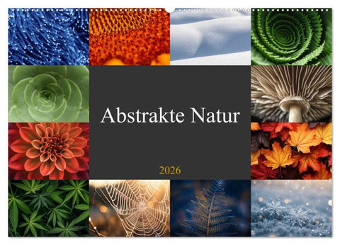 Abstrakte Natur (Wandkalender 2026 DIN A2 quer), CALVENDO Monatskalender