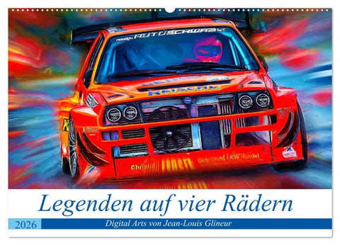Legenden auf vier Rädern (Wandkalender 2026 DIN A2 quer), CALVENDO Monatskalender