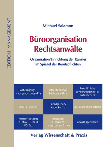 Büroorganisation Rechtsanwälte.