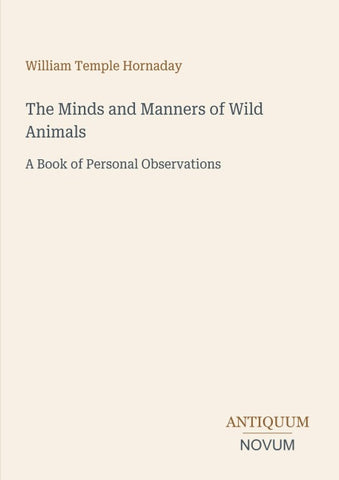 The Minds and Manners of Wild Animals