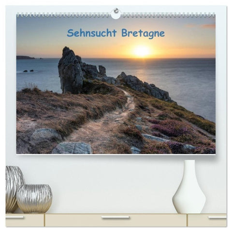 Sehnsucht Bretagne (hochwertiger Premium Wandkalender 2027 DIN A2 quer), Kunstdruck in Hochglanz