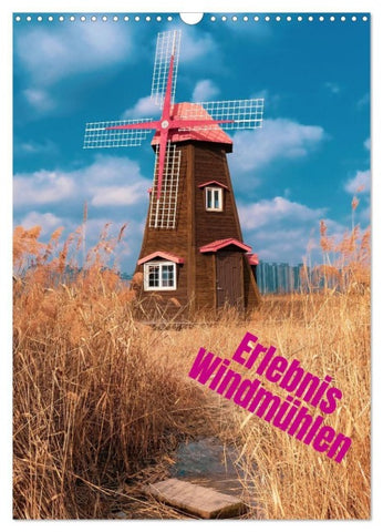 Erlebnis Windmühle (Wandkalender 2027 DIN A3 hoch), CALVENDO Monatskalender