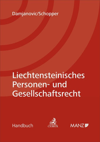 Liechtensteinisches Personen- und Gesellschaftsrecht