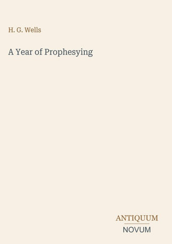 A Year of Prophesying