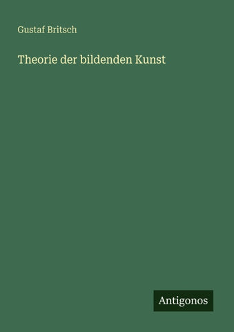 Theorie der bildenden Kunst