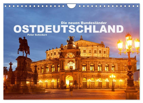 Ostdeutschand - die neuen Bundesländer (Wandkalender 2027 DIN A4 quer), CALVENDO Monatskalender