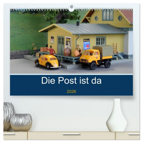 Die Post ist da (hochwertiger Premium Wandkalender 2026 DIN A2 quer), Kunstdruck in Hochglanz