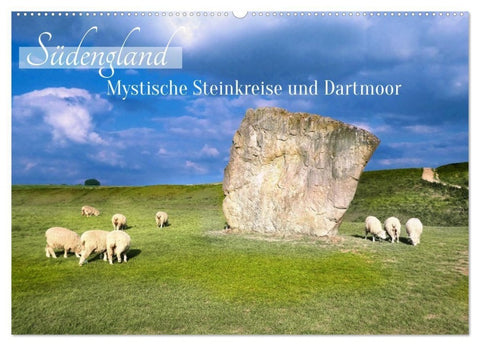Südengland - Mystische Steinkreise und Dartmoor (Wandkalender 2027 DIN A2 quer), CALVENDO Monatskalender