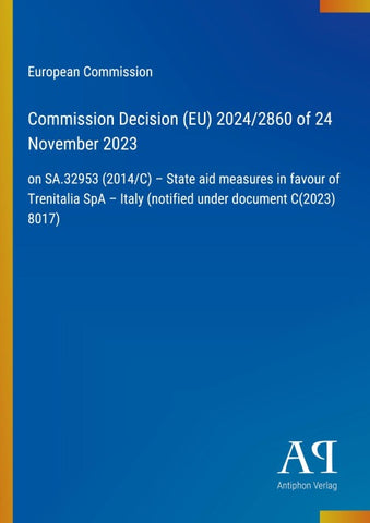 Commission Decision (EU) 2024/2860 of 24 November 2023