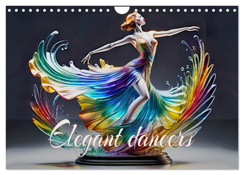 Elegant dancers (Wall Calendar 2026 DIN A4 landscape), CALVENDO 12 Month Wall Calendar