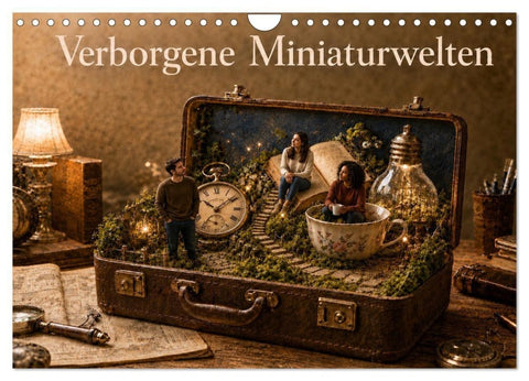 Verborgene Miniaturwelten (Wandkalender 2027 DIN A4 quer), CALVENDO Monatskalender