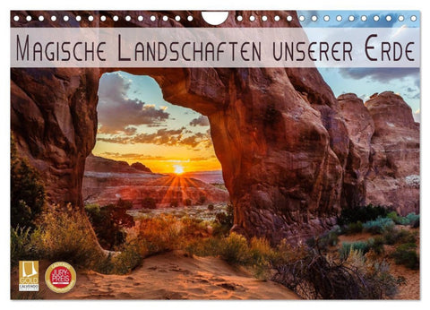 Magische Landschaften unserer Erde (Wandkalender 2026 DIN A4 quer), CALVENDO Monatskalender