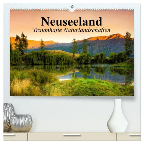 Neuseeland. Traumhafte Naturlandschaften (hochwertiger Premium Wandkalender 2027 DIN A2 quer), Kunstdruck in Hochglanz