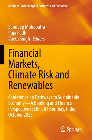 Financial Markets, Climate Risk and Renewables