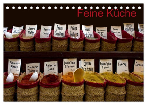 Feine Küche (Tischkalender 2027 DIN A5 quer), CALVENDO Monatskalender