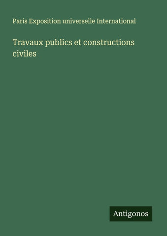 Travaux publics et constructions civiles