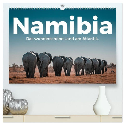 Namibia - Das wunderschöne Land am Atlantik. (hochwertiger Premium Wandkalender 2027 DIN A2 quer), Kunstdruck in Hochglanz