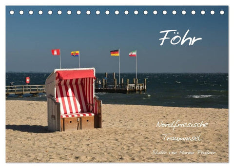 Föhr - Nordfriesische Trauminsel (Tischkalender 2027 DIN A5 quer), CALVENDO Monatskalender