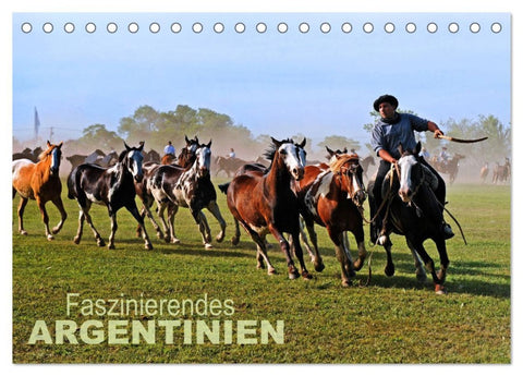 Faszinierendes Argentinien (Tischkalender 2026 DIN A5 quer), CALVENDO Monatskalender