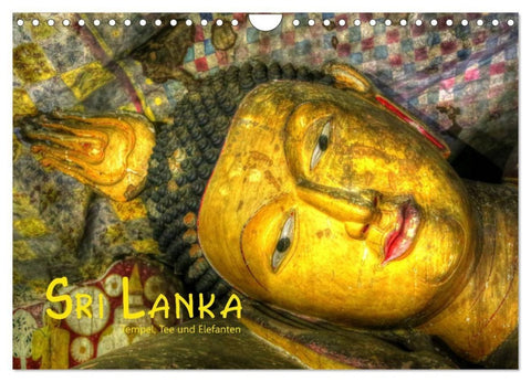 Sri Lanka - Tempel, Tee und Elefanten (Wandkalender 2027 DIN A4 quer), CALVENDO Monatskalender