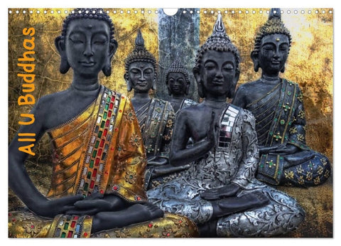 All U Buddhas (Wandkalender 2026 DIN A3 quer), CALVENDO Monatskalender