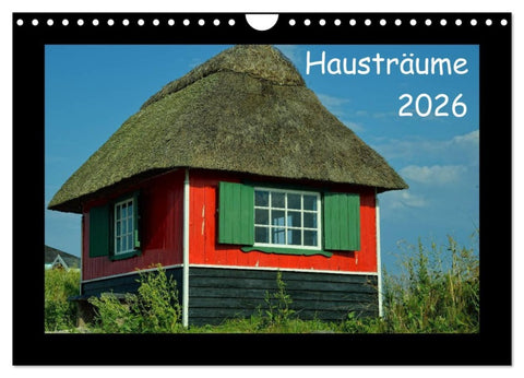 Hausträume 2026 (Wandkalender 2026 DIN A4 quer), CALVENDO Monatskalender