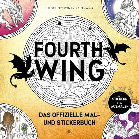 Fourth Wing: Das offizielle Mal- und Stickerbuch