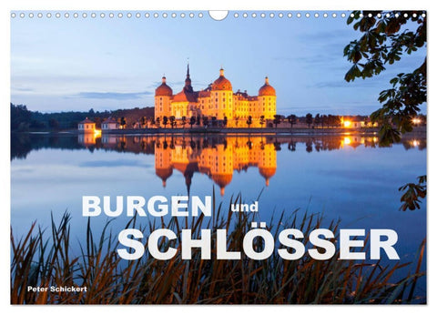 Burgen und Schlösser (Wandkalender 2026 DIN A3 quer), CALVENDO Monatskalender