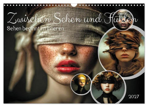 Zwischen Sehen und Fühlen (Wandkalender 2027 DIN A3 quer), CALVENDO Monatskalender
