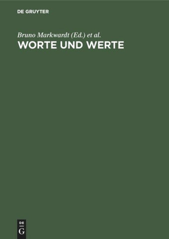 Worte und Werte
