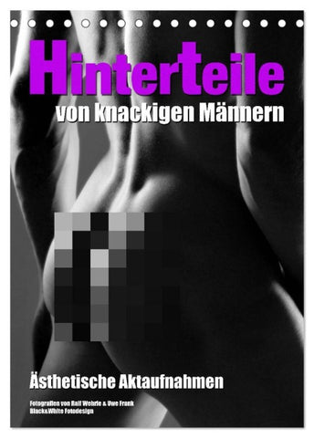 Hinterteile von knackigen Männern (Tischkalender 2027 DIN A5 hoch), CALVENDO Monatskalender